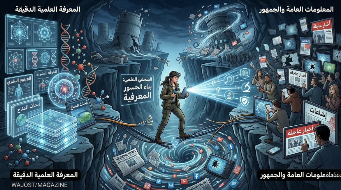 الصحفي العلمي: حلقة الوصل المفقودة في عصر الانفجار المعلوماتي.