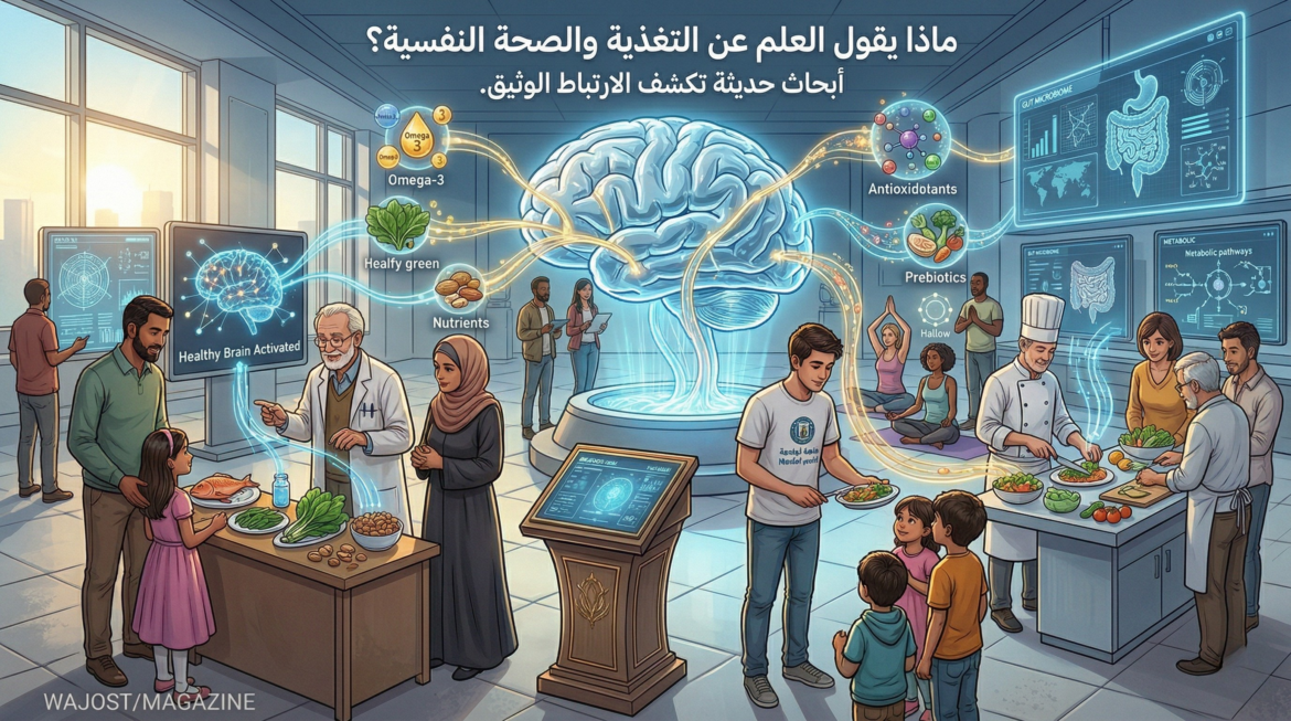 ماذا يقول العلم عن التغذية والصحة النفسية؟ أبحاث حديثة تكشف الارتباط الوثيق.